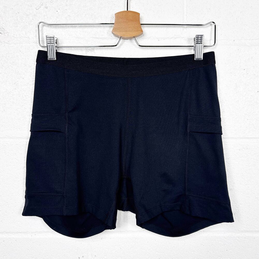 Willit Women's‎ Black Tennis Golf Shorts Size L Stretch Pockets Athletic Fit